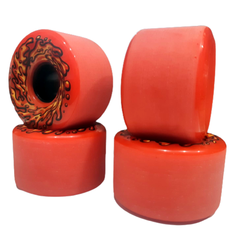 Slime Balls 60mm 78a OG Flame Cruiser Wheels (red)